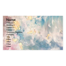 GOLDEN WAVE, Name, Address 1, Address 2, Contac... Business Card Template