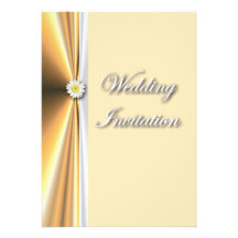 Golden Wedding Invitation