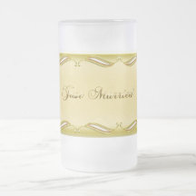 Golden Wedding Mugs