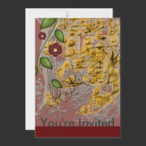 Golden Woods invitations