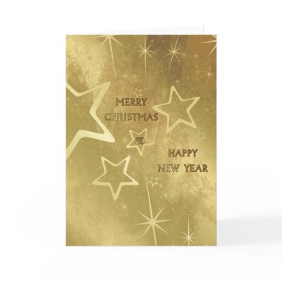 Golden Xmas Card by giskard
