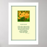 Golden Yellow Bright As Spring! Poster