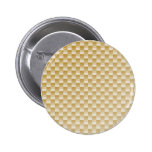 Golden Yellow Carbon Fibre Patterned Pinback Button