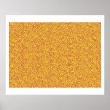 Golden Yellow High Energy Colour Theraphy Jewel Poster