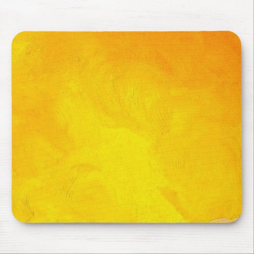 Golden Yellow - The World With Minimal Design Mouse Pad