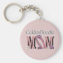 GoldenDoodle MOM Key Chain