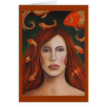 Goldfish#9 Greeting Cards