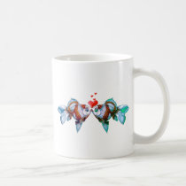 Goldfish Kiss mugs