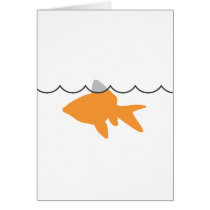 Goldfish Shark Folding Card