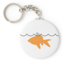 Goldfish Shark Keychain