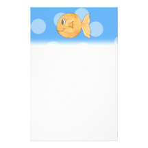 Goldfish. Stationery Paper