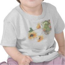 Goldfish Wedding Centerpiece Flowers, Faded ver. Tee Shirts