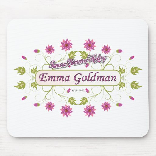 Goldman ~ Emma Goldman Famous USA Women Mouse Mat