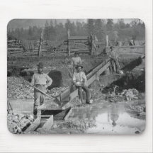 Goldminers Gold Rush Miners ~ California 1850 Mouse Pads