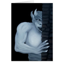 GOLEM Gargoyle Greeting Cards