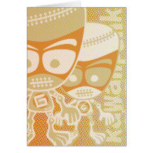 Golem Mascot Greeting Card