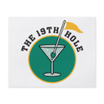 golf 19th hole drink time humour flyers
