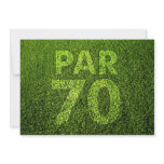 Golf 70th Birthday Party invitations