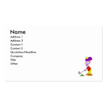Golf Alien Business Cards