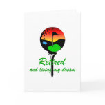 Golf and retirement cards