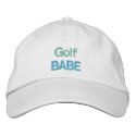 GOLF BABE cap embroidered hats