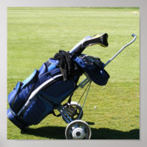 Golf Bag Invitations Print