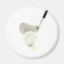 Golf Ball and Club Magnet