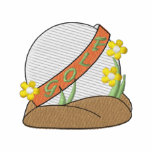 Golf Ball and Flowers embroidered shirts