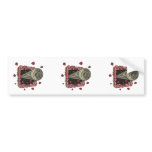 golf ball breaking through brick wall bumper stickers