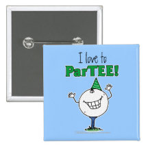Golf Ball Character ParTEE! Pins