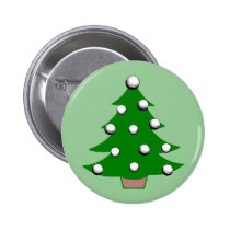 Golf Ball Christmas Tree buttons