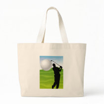 Golf Ball Coming at You Tote Bags