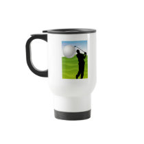 Golf Ball Coming at You Coffee Mug