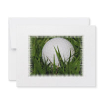 Golf Ball Design Invitation