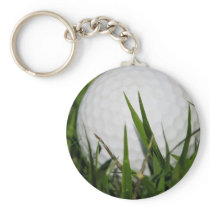 Golf Ball Design Keychain