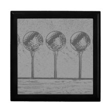 Golf Ball Image Gift Box
