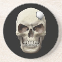 Golf Ball in Skull Coasters