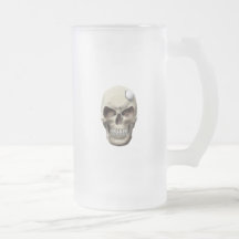 Golf Ball in Skull Coffee Mugs