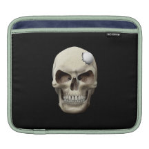 Golf Ball in Skull iPad Sleeves