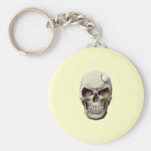 Golf Ball in Skull Keychains