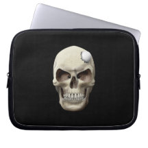 Golf Ball in Skull Laptop Computer Sleeve