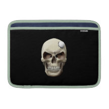 Golf Ball in Skull MacBook Sleeve