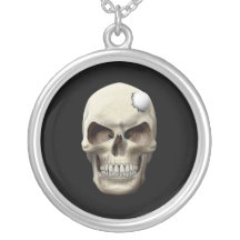 Golf Ball in Skull Necklaces