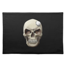 Golf Ball in Skull Placemat