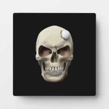 Golf Ball in Skull Plaques
