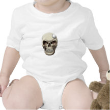 Golf Ball in Skull Romper
