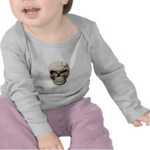 Golf Ball in Skull Shirt