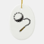 golf ball mace christmas ornaments