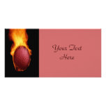 Golf Ball On Fire Photo Card photo cards
