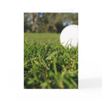 Golf Ball on Golf Course Greeting Card
